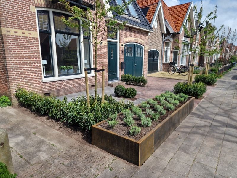 Stadstuin aanleg Franeker