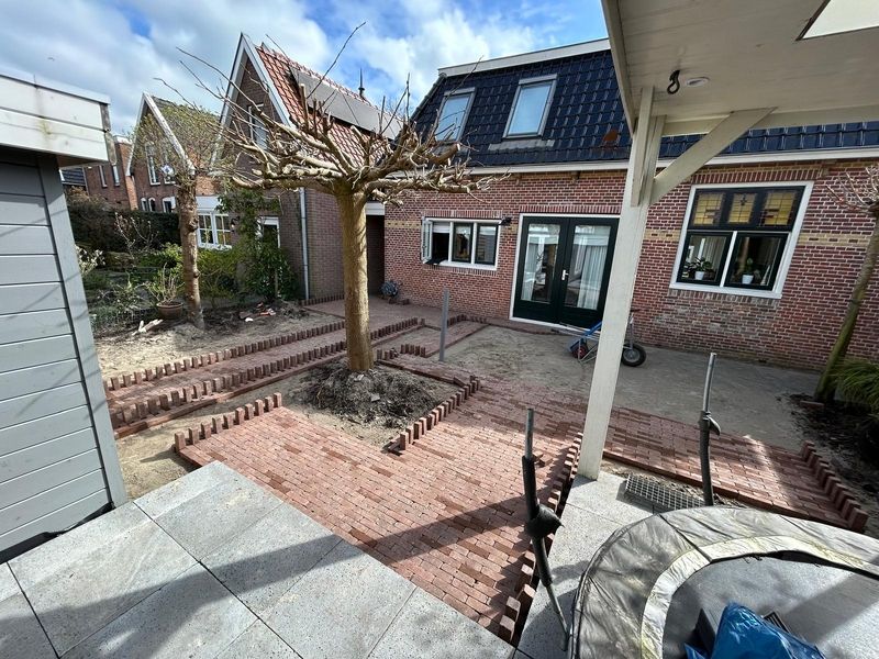 Stadstuin aanleg Franeker