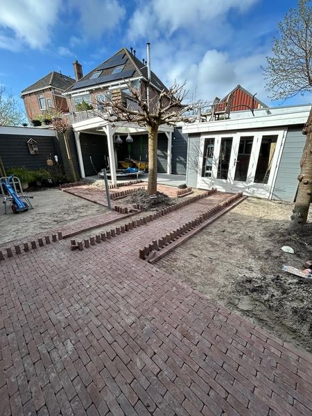 Stadstuin aanleg Franeker